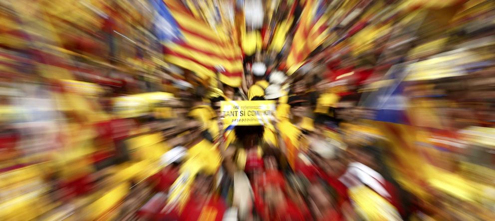 Resultado de imagen de independencia cataluña manifestaciones