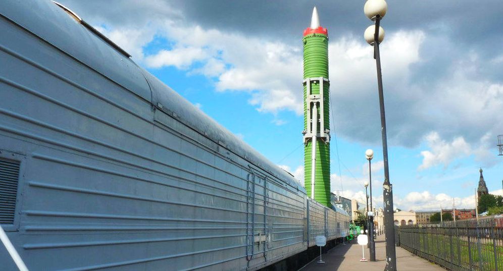 Foto: El misil ruso ferroviario RT-23 Molodets, un sistema que ahora está siendo actualizado